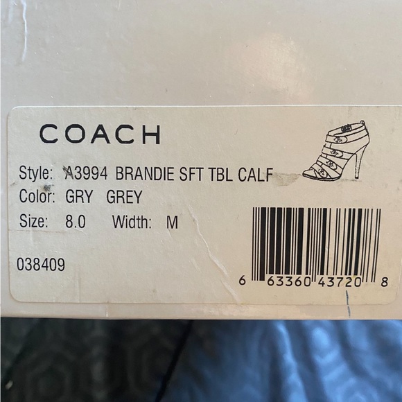 Coach leather Brandie Heel - Picture 8 of 8